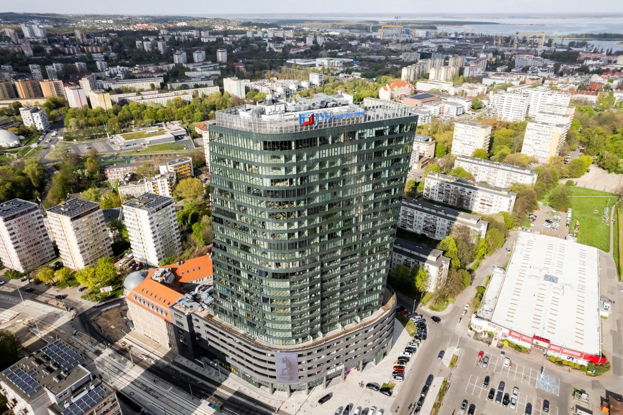 Hanza Tower Apartment No 628 - 6Th Floor, Balcony, Swimming Pool Szczecin Exterior photo